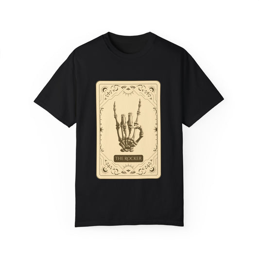 The Rocker Unisex Garment-Dyed T-Shirt - Unleash the Fire Within. Live Loud, Die Free.