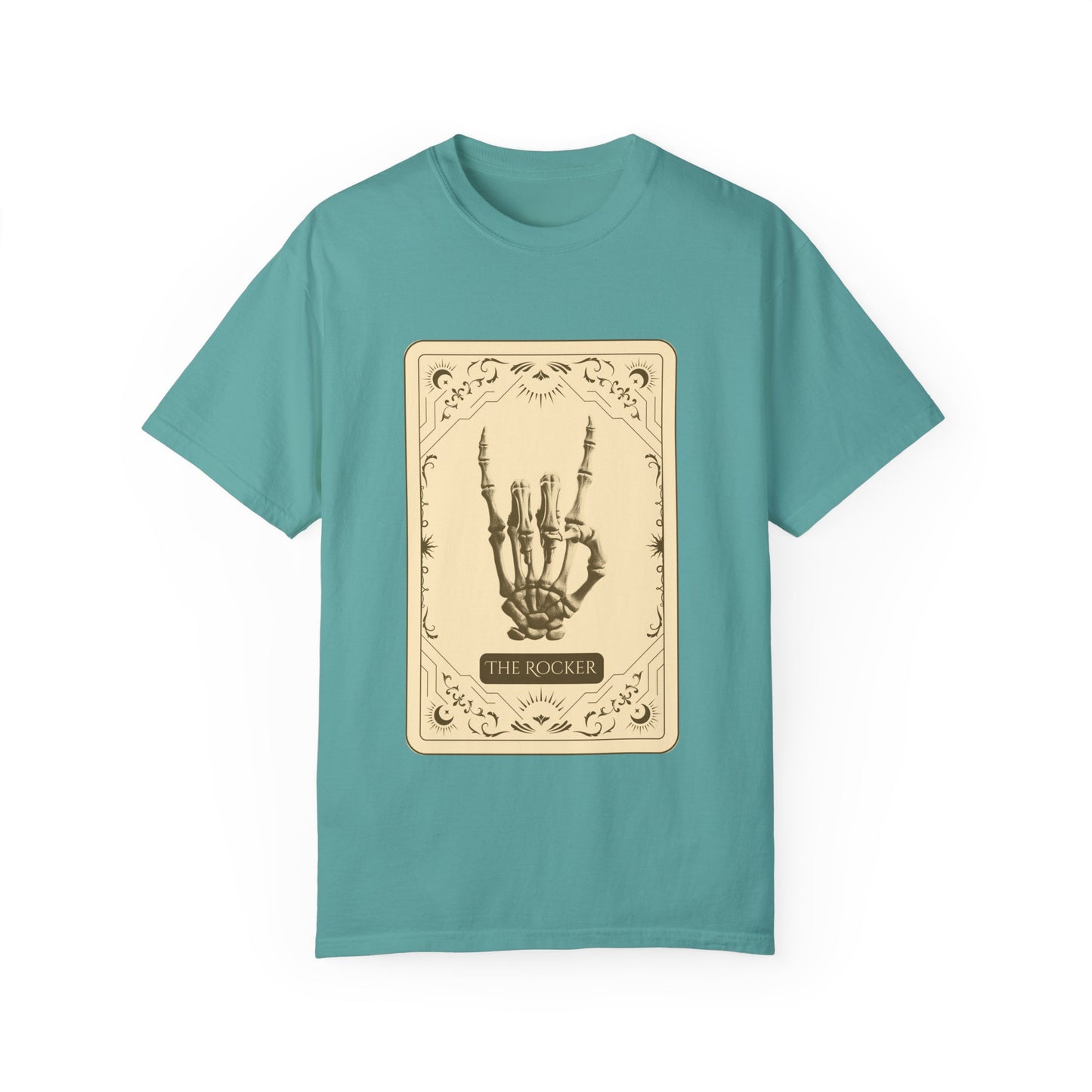 The Rocker Unisex Garment-Dyed T-Shirt - Unleash the Fire Within. Live Loud, Die Free.