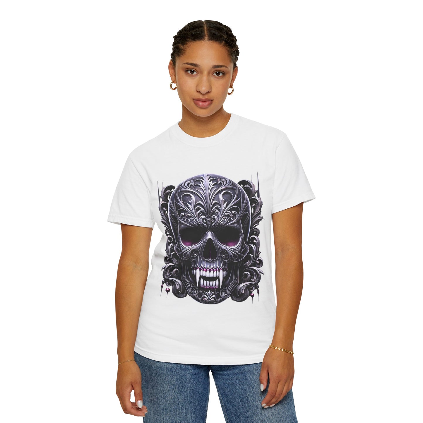 Embrace the Darkness Skull T-Shirt for Individuals Who Celebrate Unique Style