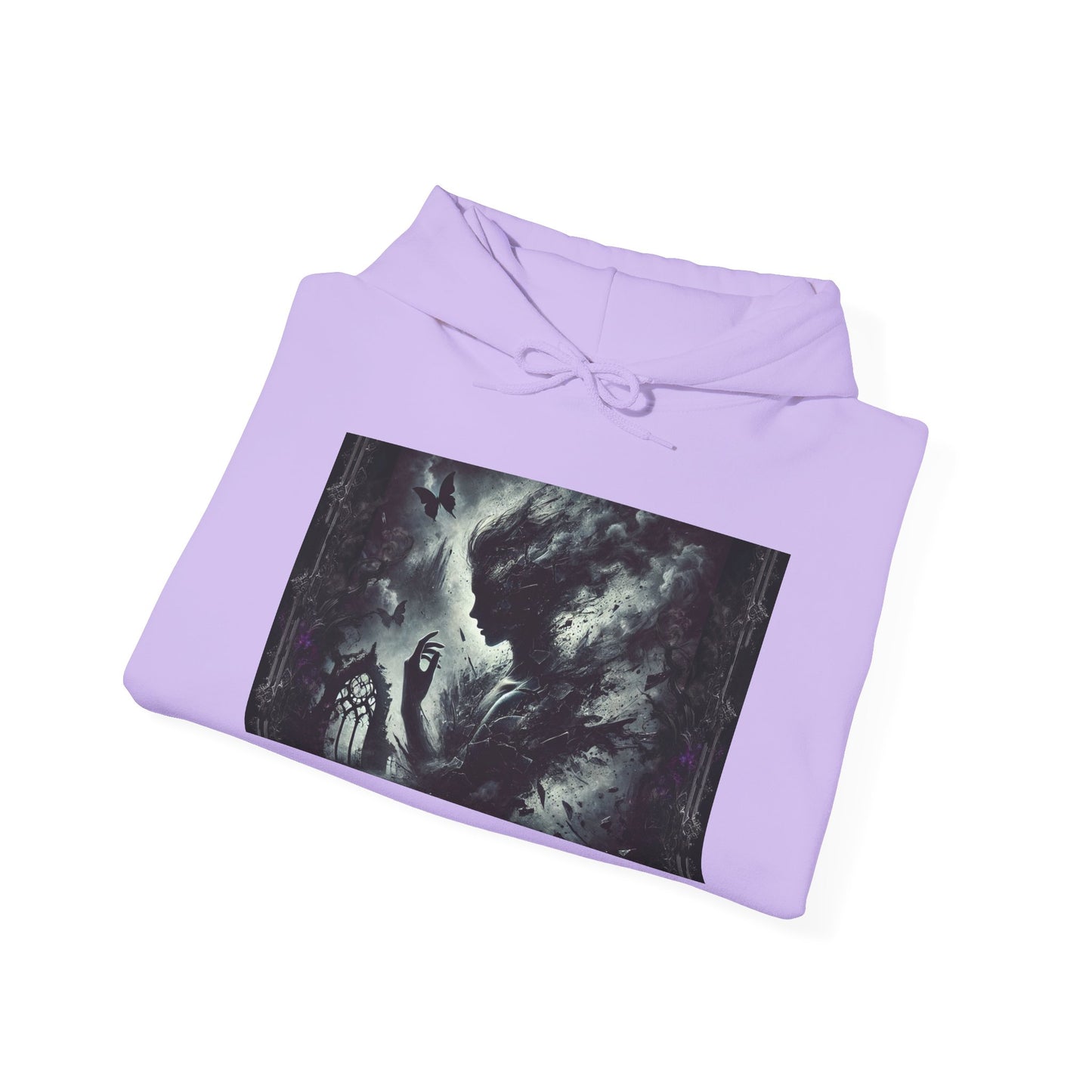 Inspirational Unisex Hooded Sweatshirt - 'Broken Souls' Design