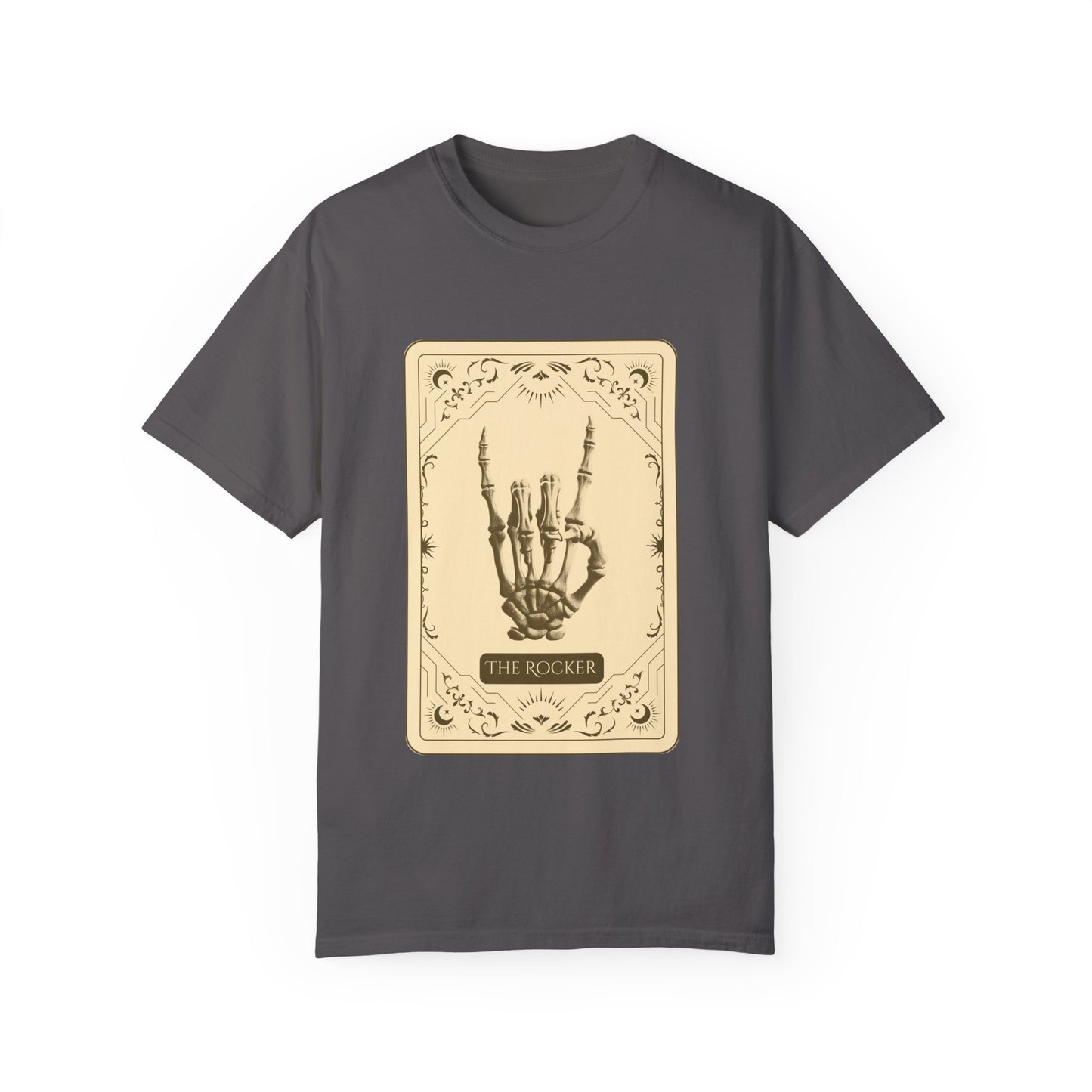 The Rocker Unisex Garment-Dyed T-Shirt - Unleash the Fire Within. Live Loud, Die Free.