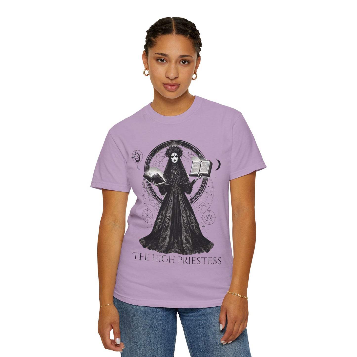 The High Priestess T-Shirt for Spiritual Seekers