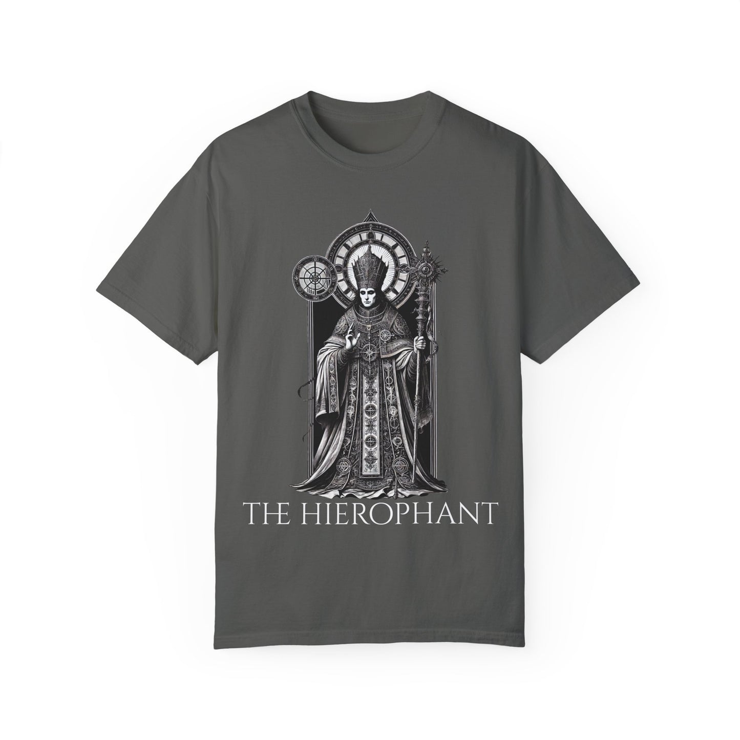The Hierophant Garment-Dyed T-Shirt - Unisex Tarot Design