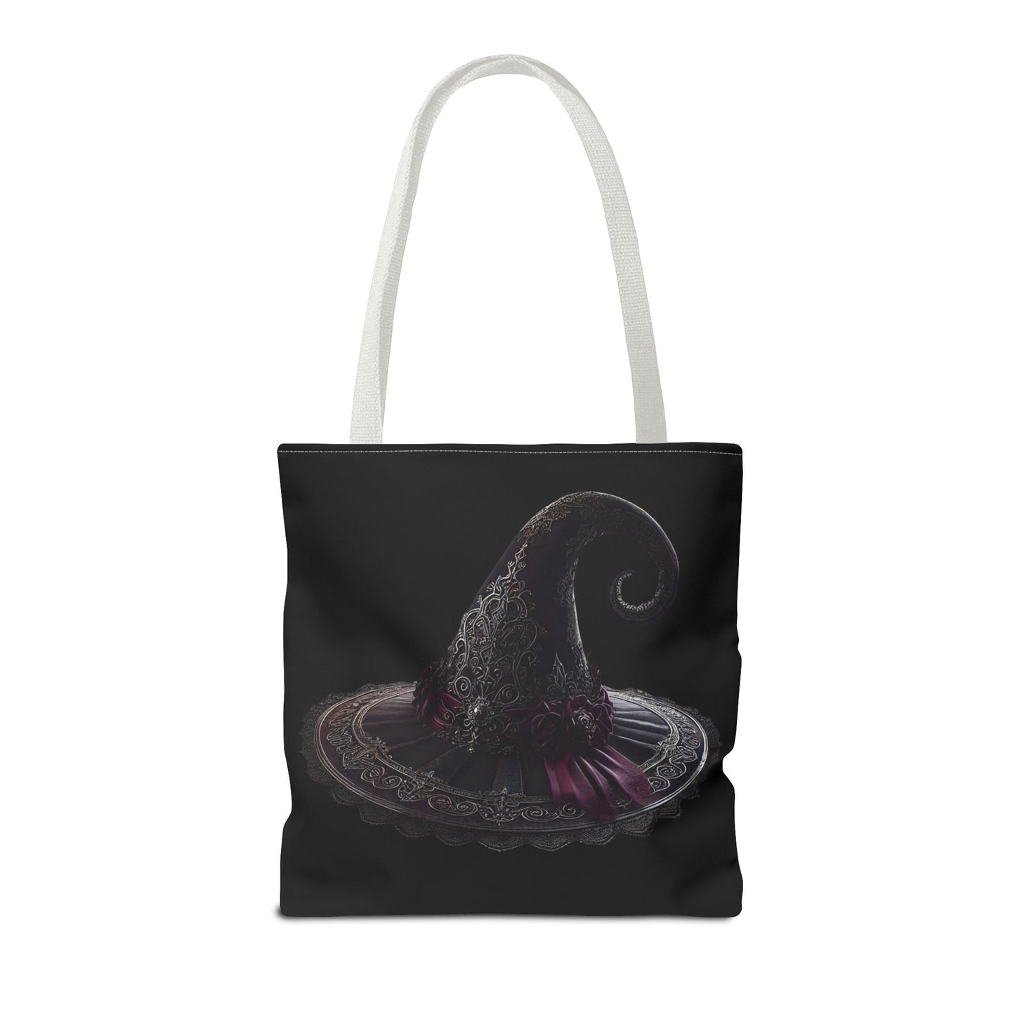 Witch Tote Bag - Witch's Cauldron & Hat Design