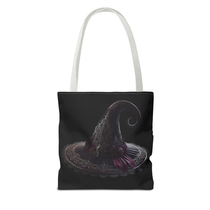 Witch Tote Bag - Witch's Cauldron & Hat Design