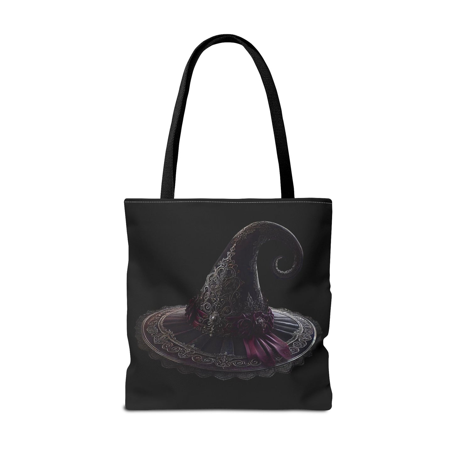 Witch Tote Bag - Witch's Cauldron & Hat Design