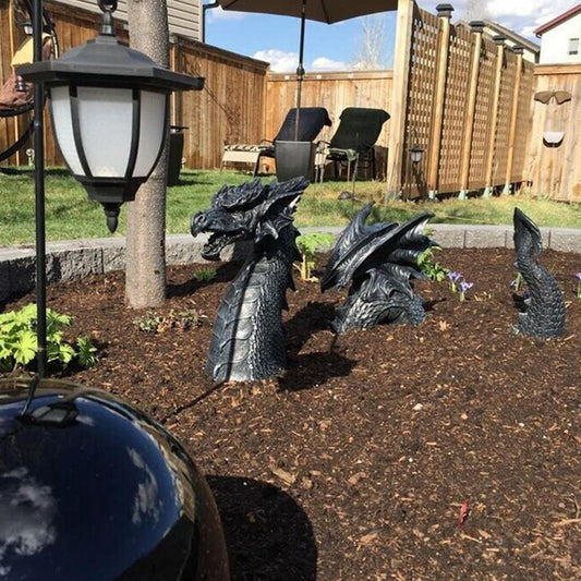 Gothic Dragon Garden Decoration