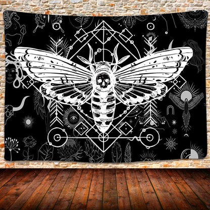 Death Moth Tapestry