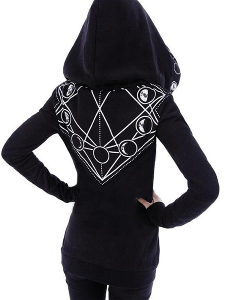 Witches Moon Phase Hoodie