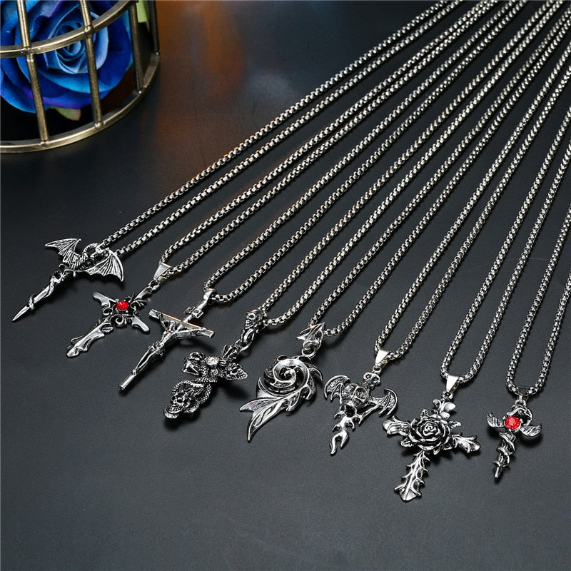 Cross Style Necklace