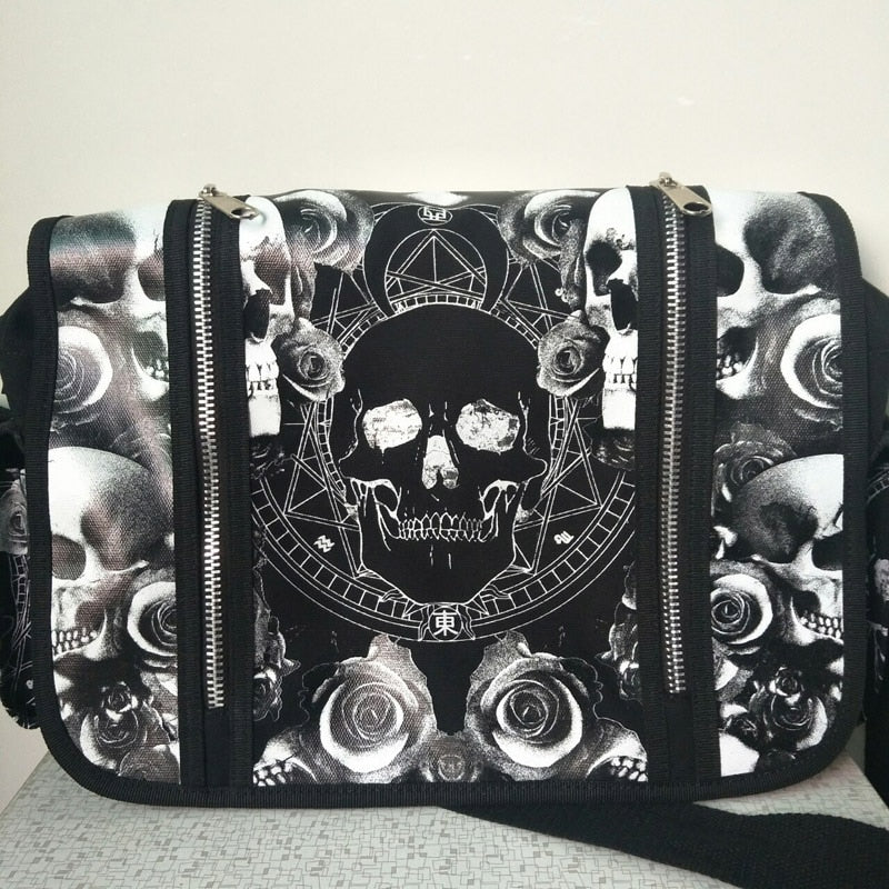 Skulls and Roses Handbag