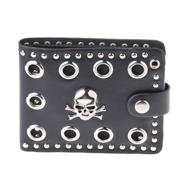 Skull Wallet With Chain