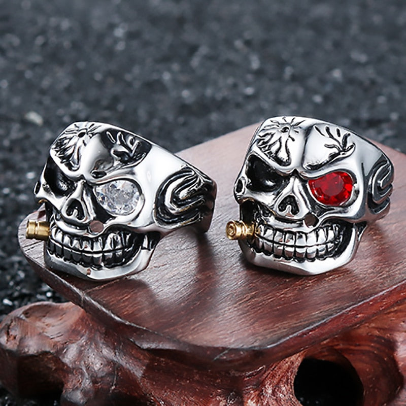 Rock Punk Skull Ring