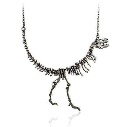 Long T-Rex Skeleton Necklace